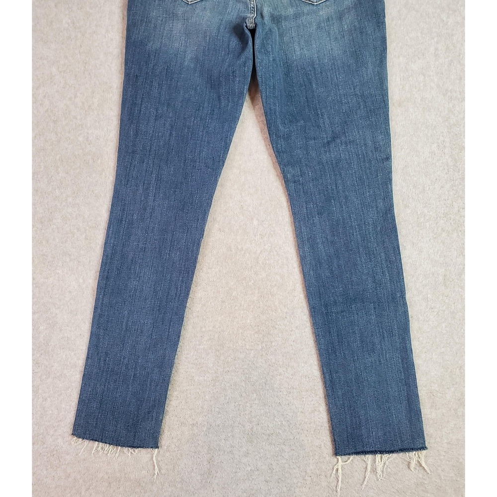 Joe's Jeans Womens 29 Blue High Rise Skinny Ankle Distressed Raw Hem Stretch - Picture 7 of 14